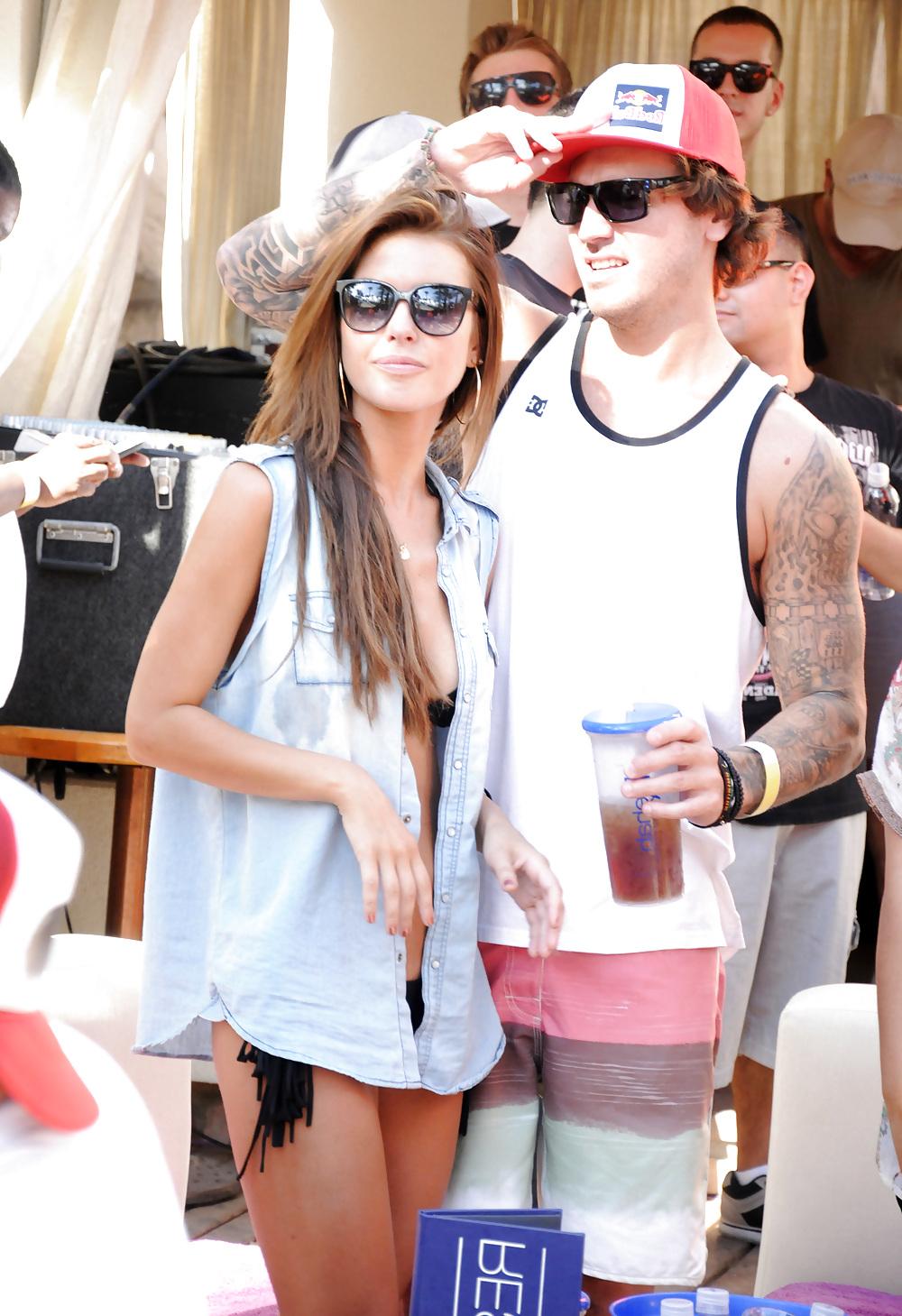13P Audrina Patridge Wyclef Jeans poolside concert in Las Vegas