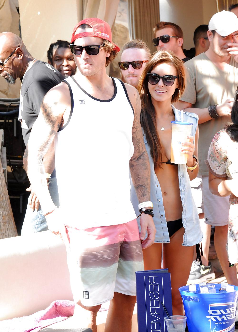 13P Audrina Patridge Wyclef Jeans poolside concert in Las Vegas