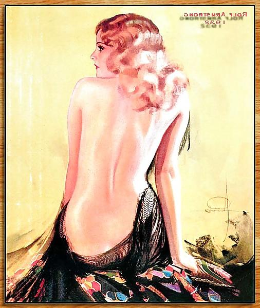 22P Vintage pin-up drawings 4 (non-nude)