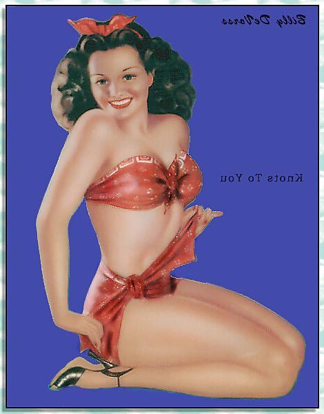 22P Vintage pin-up drawings 4 (non-nude)