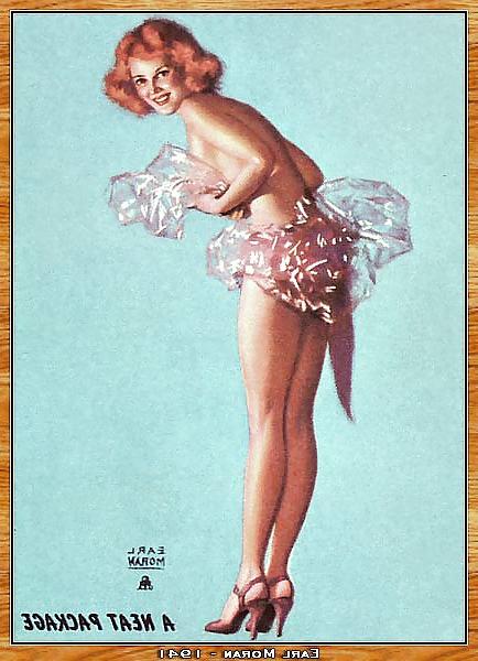 22P Vintage pin-up drawings 4 (non-nude)