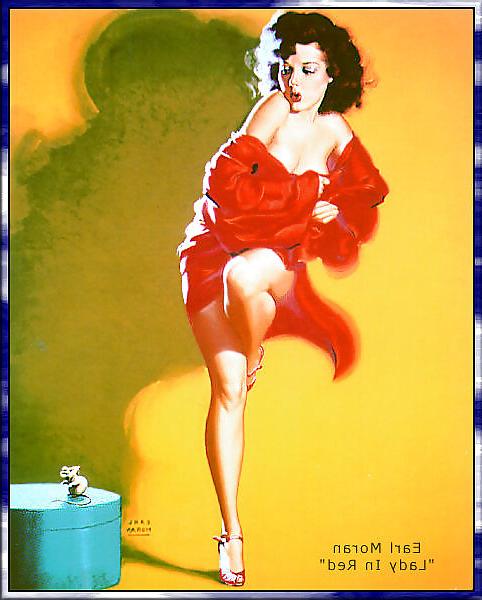 22P Vintage pin-up drawings 4 (non-nude)