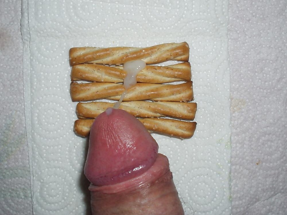 7P Mit Sperma bedeckte Brezeln