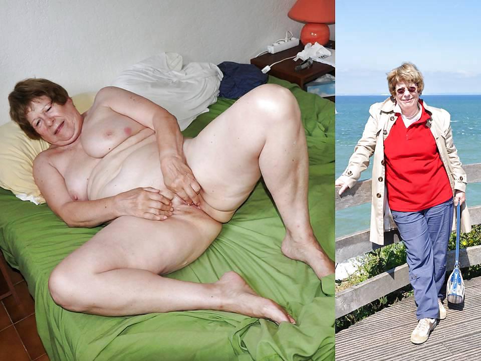 10P Mature Exhibitionist Wife Dressed Undressed