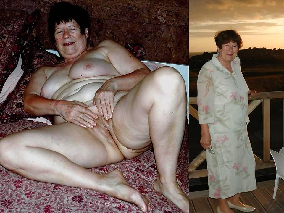 10P Mature Exhibitionist Wife Dressed Undressed