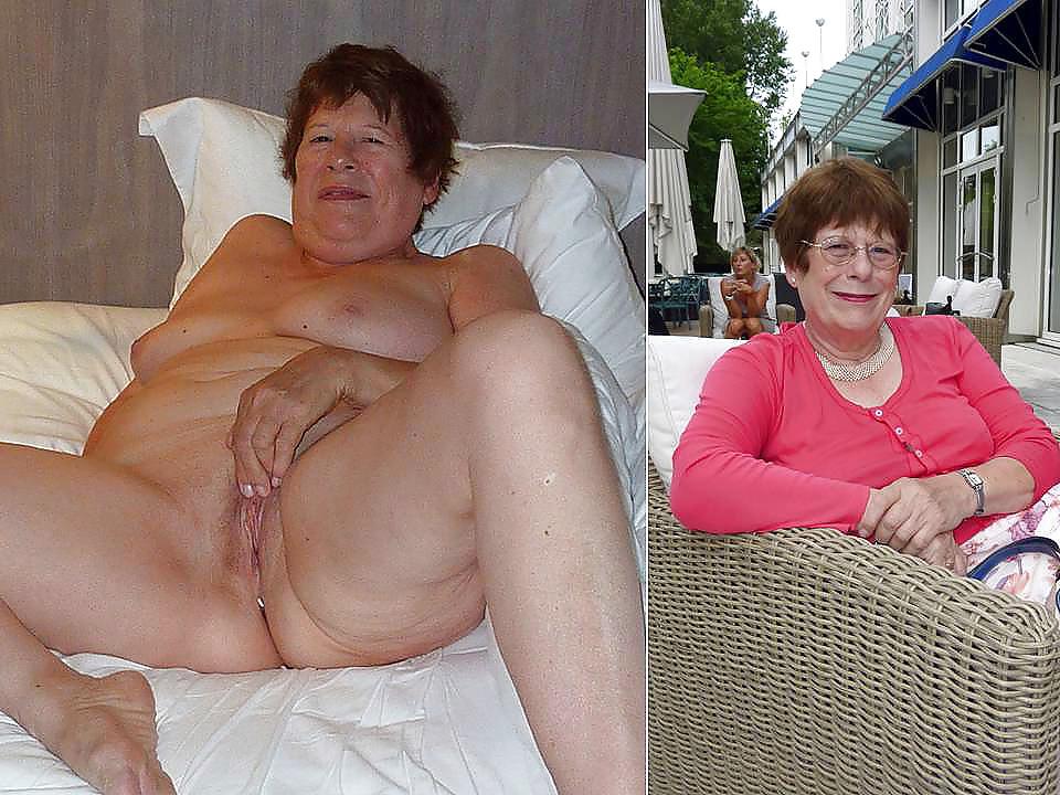 10P Mature Exhibitionist Wife Dressed Undressed