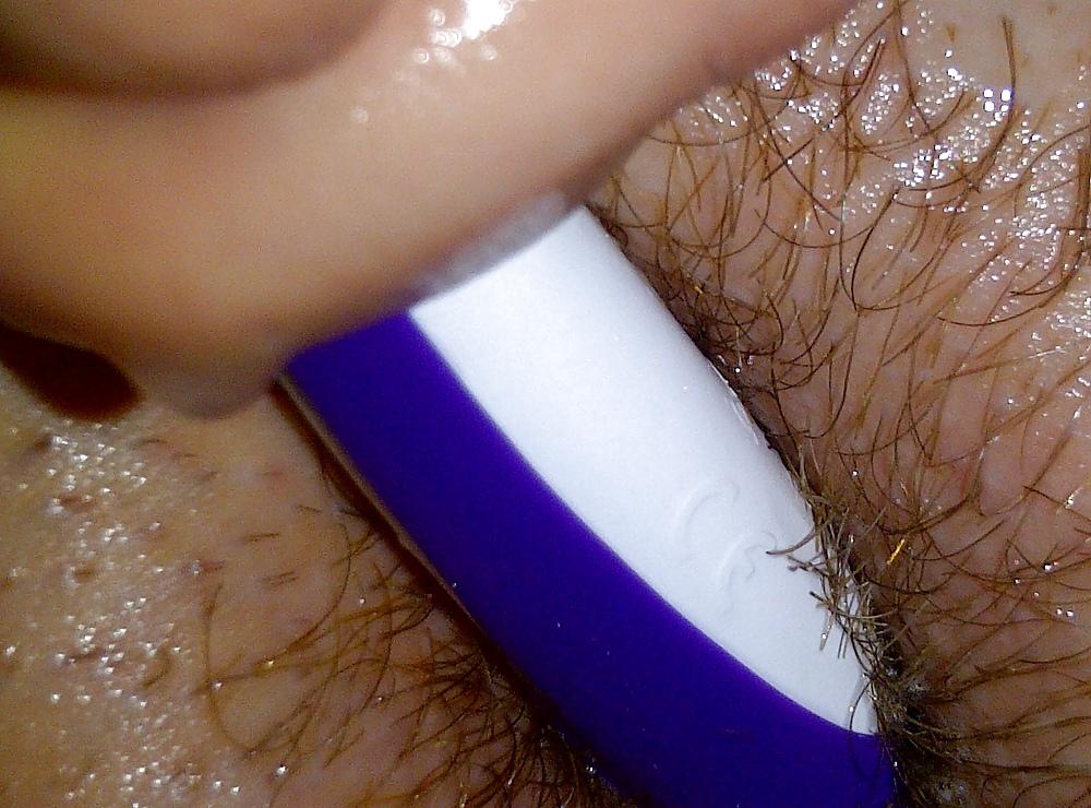 24P Me my hungry wet pussy and a banana