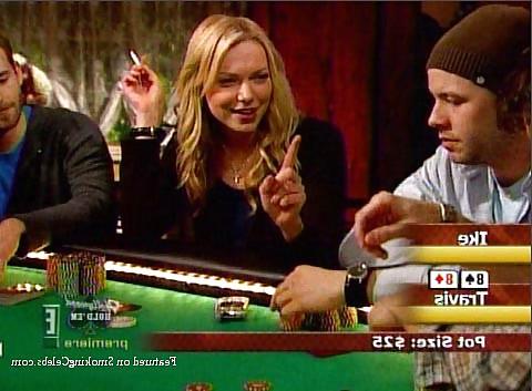 25P Laura Prepon Sucking on Cigarettes