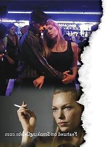 25P Laura Prepon Sucking on Cigarettes