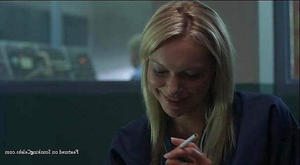 25P Laura Prepon Sucking on Cigarettes