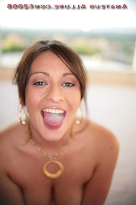 16P Stunning cum swallowing girl blows cock and licks balls