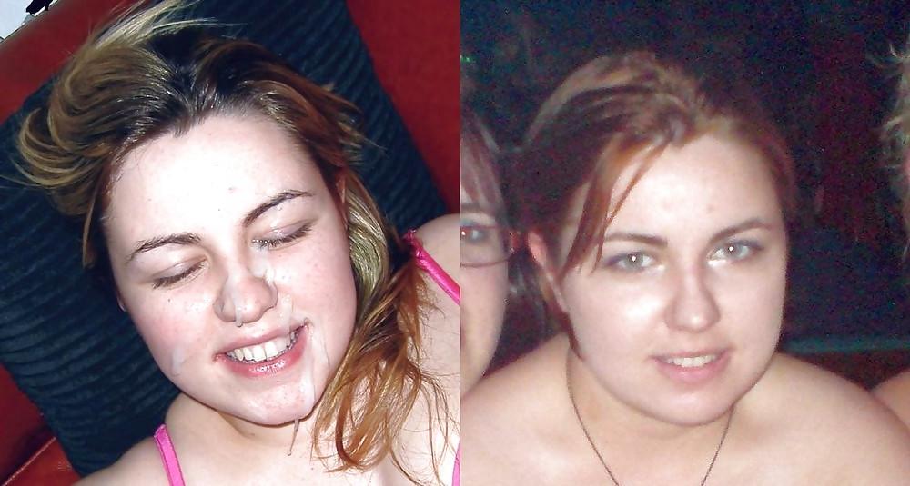 20P Sexy wife posing and getting cumfaced