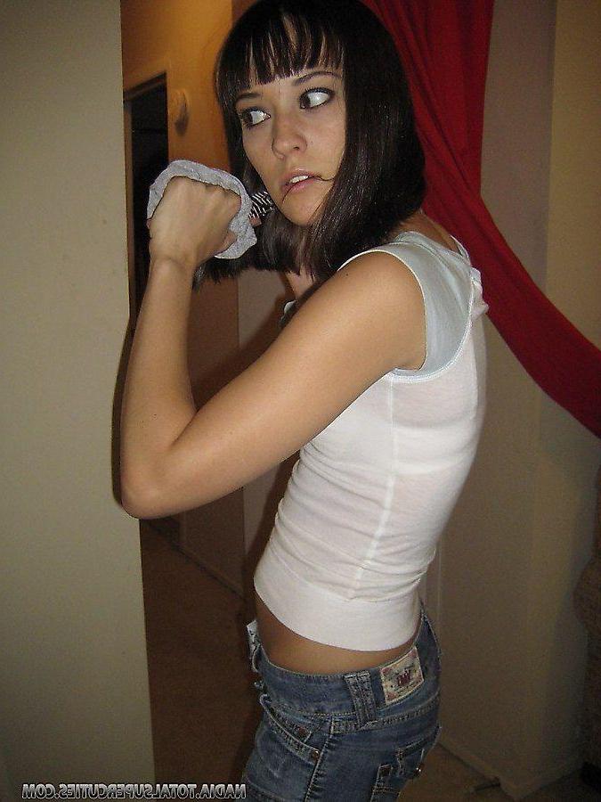 18P Pictures of teen cutie Nadia being a cock-tease
