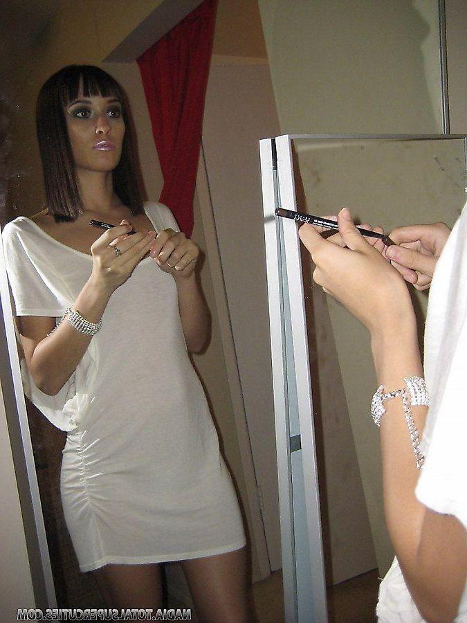 18P Pictures of teen cutie Nadia being a cock-tease