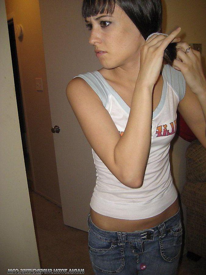 18P Pictures of teen cutie Nadia being a cock-tease