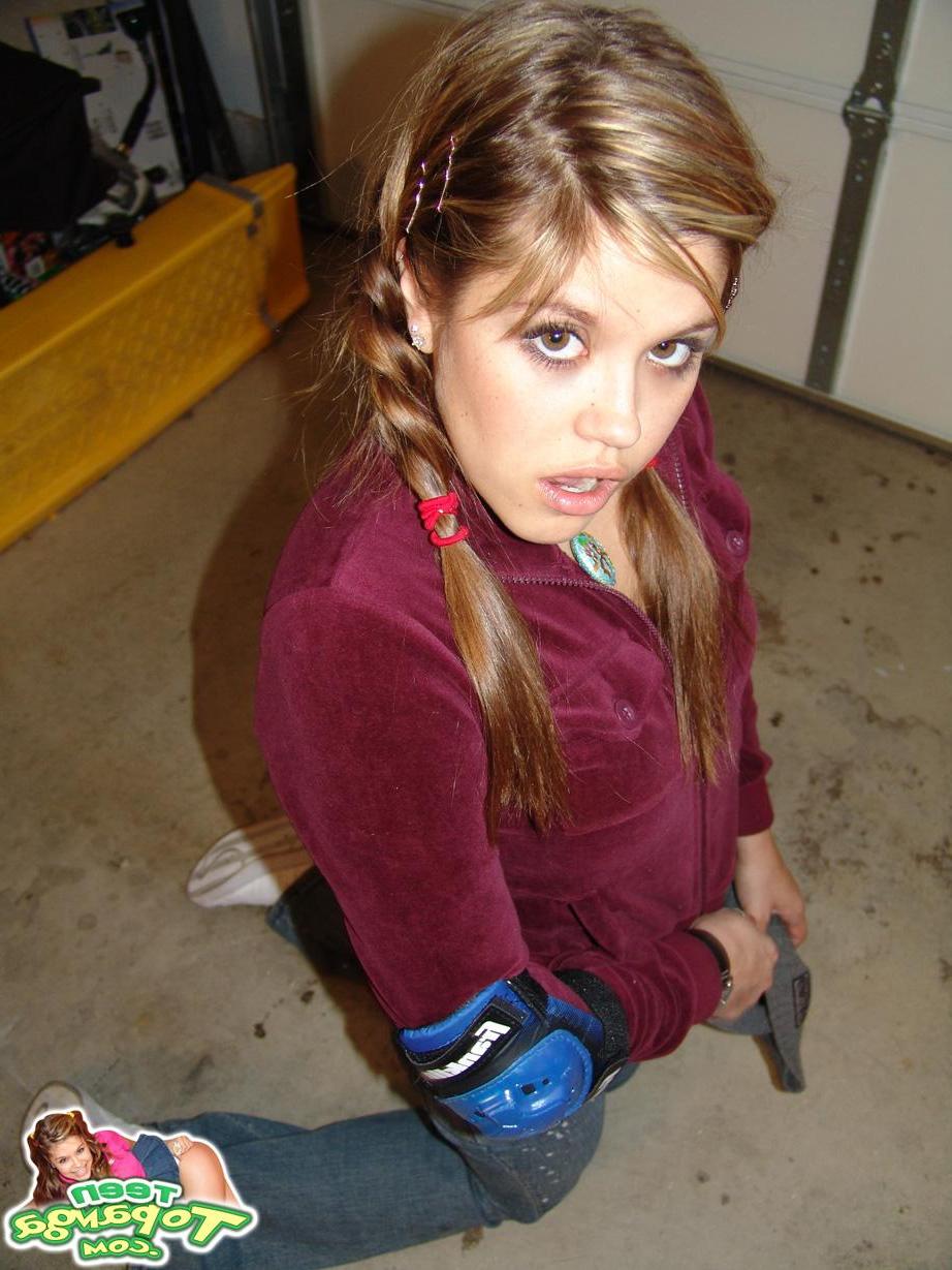 16P Teen Topanga comes inside and takes off her clothes
