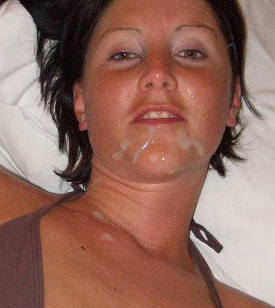15P Pictures of beautiful girlfriends covered in jizz