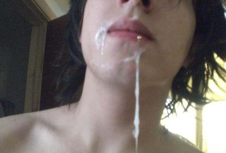 15P Pictures of teen girlfriends covered in jizz
