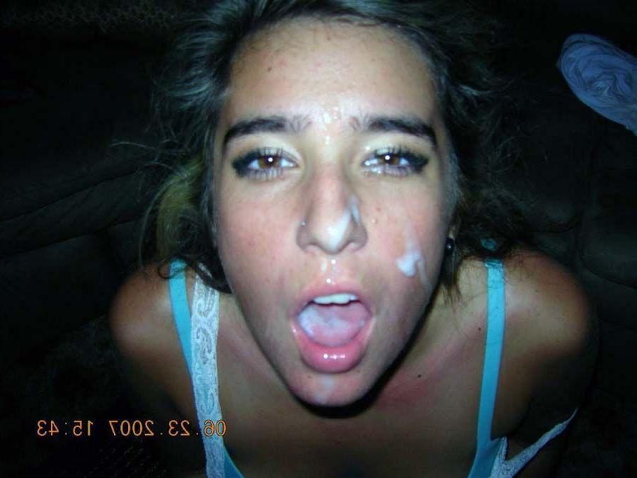 15P Pictures of horny girlfriends covered in jizz