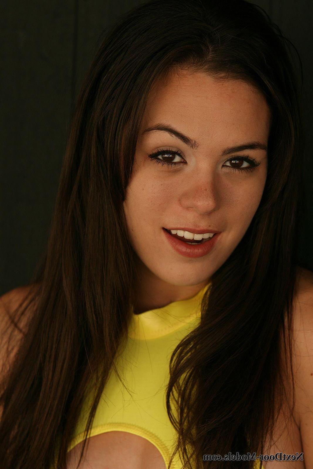 13P Pictures of a brunette model stripping just for you