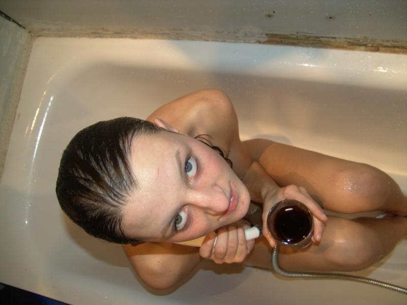 15P Babe pleasures her boyfriend by licking his stiff cock on cam