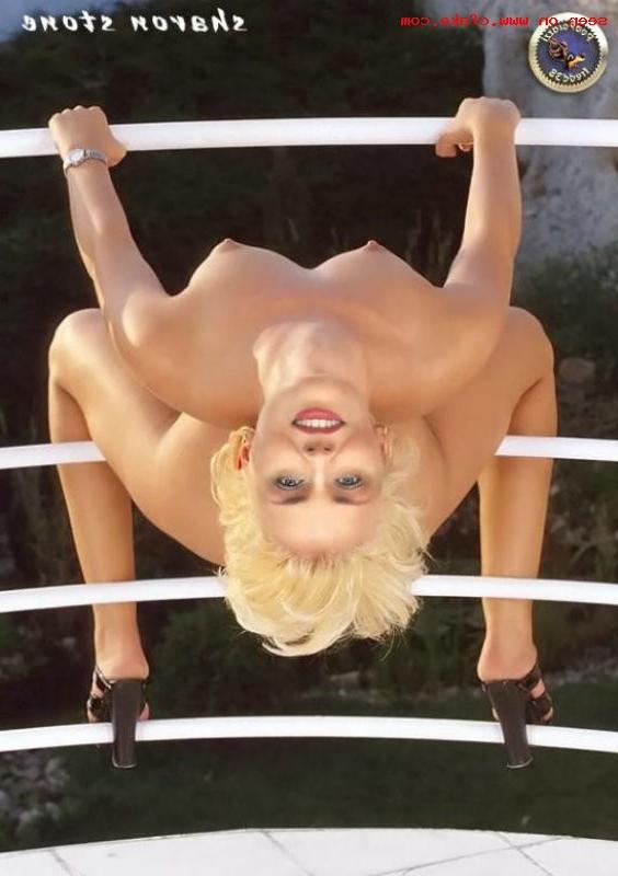 13P Celebrity Sharon Stone fucked like a real slut in fake photos