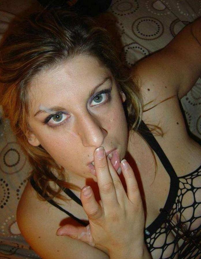10P Picture gallery of amateur kinky cum-drenched slutty chicks