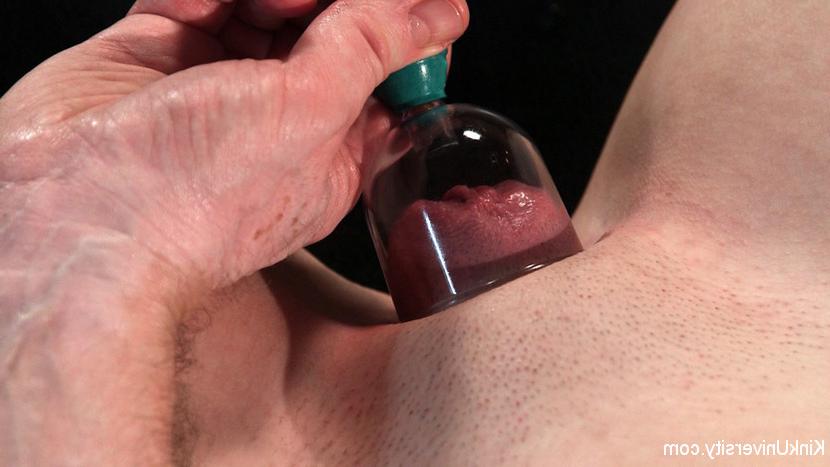 15P Danarama demonstrates a variety of suction devices for pumping up nipples, breas