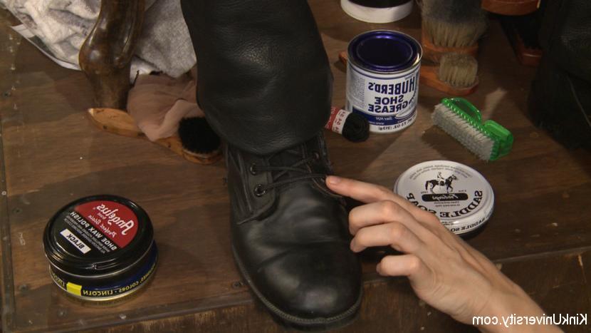 15P Learn the kinky craft of bootblacking, the practice of erotically caring for boo