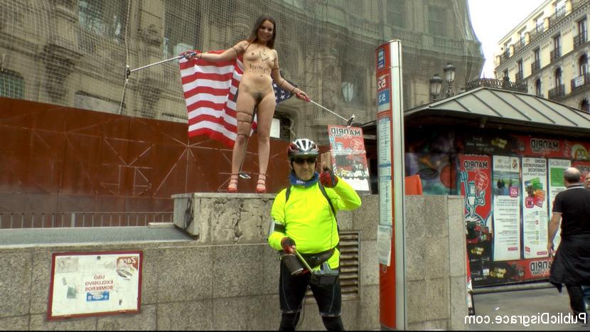 15P Juliette March is an embarrassment to the USA. This slutty loser tourist with he