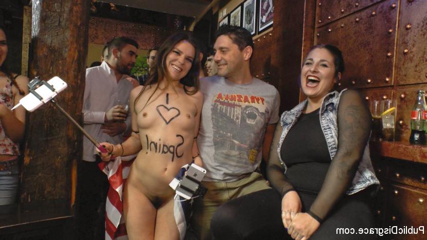 15P Juliette March is an embarrassment to the USA. This slutty loser tourist with he