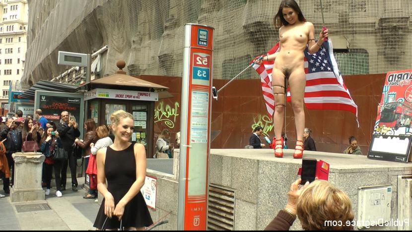 15P Juliette March is an embarrassment to the USA. This slutty loser tourist with he