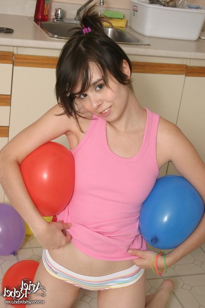 16P Balloon teen teasing