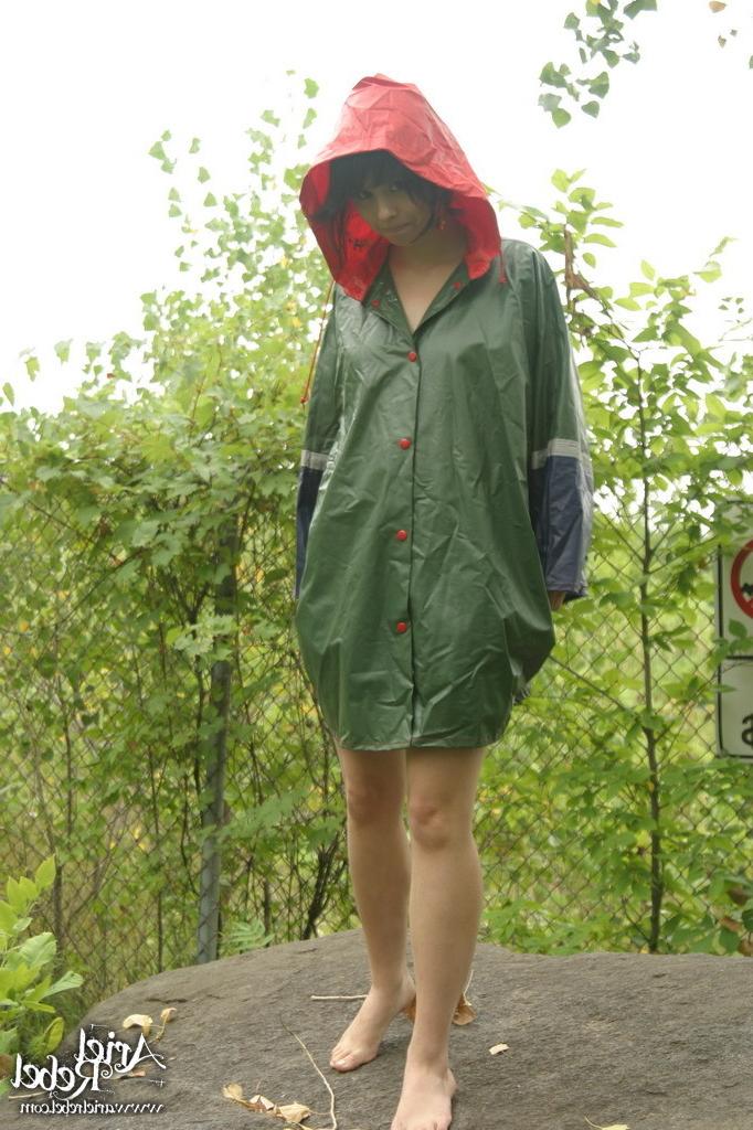 16P Teen gets wet in rain