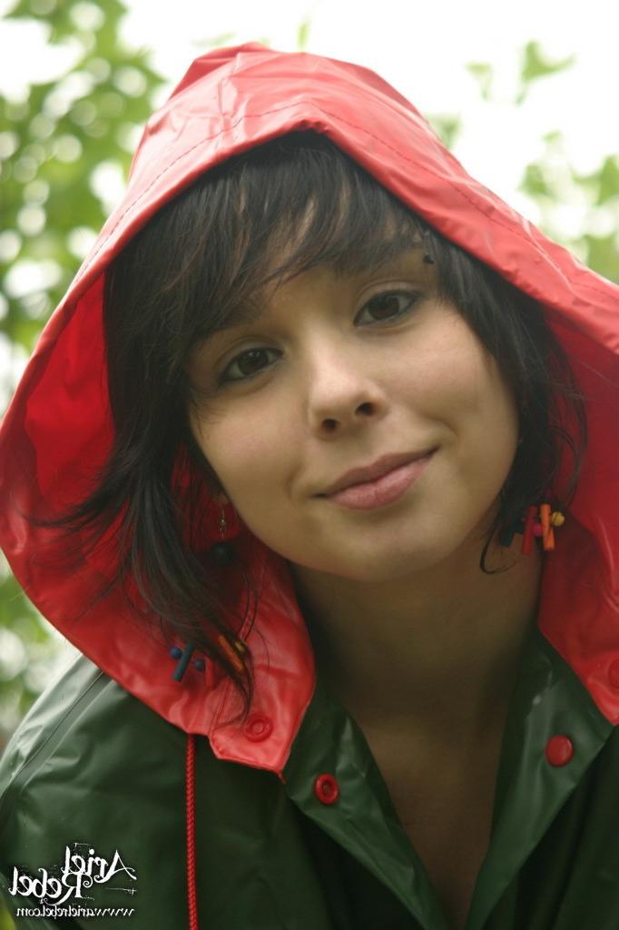 16P Teen gets wet in rain