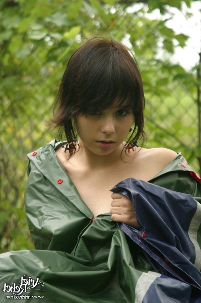 16P Teen gets wet in rain