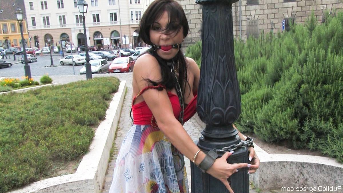 24P This update documents our first Public Disgrace shoot in Europe! Lea Lexis is a 
