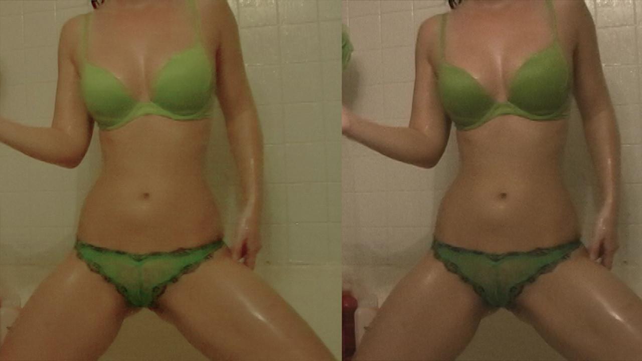 16P Showering tease girl