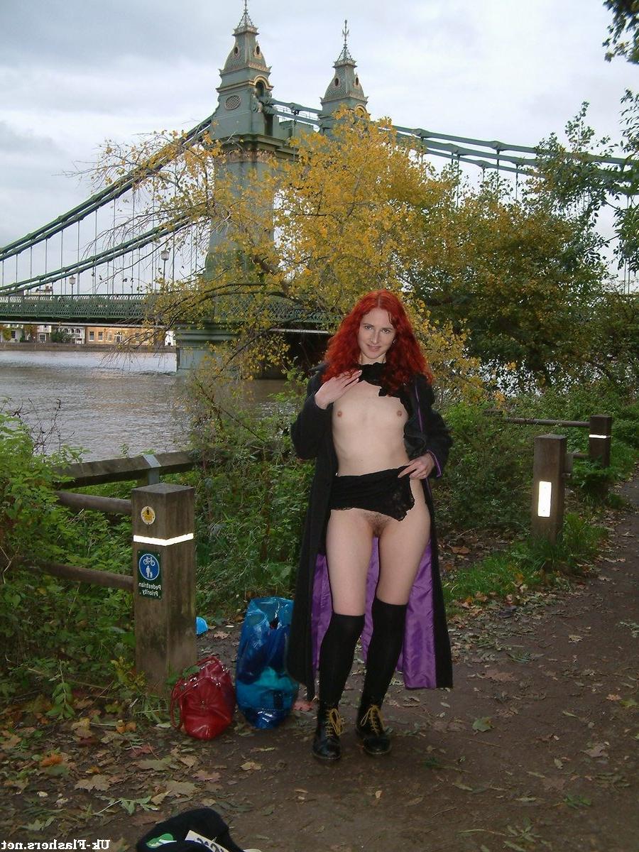 16P Naughty amateur redhead Monica shows shes a true exhibitionist