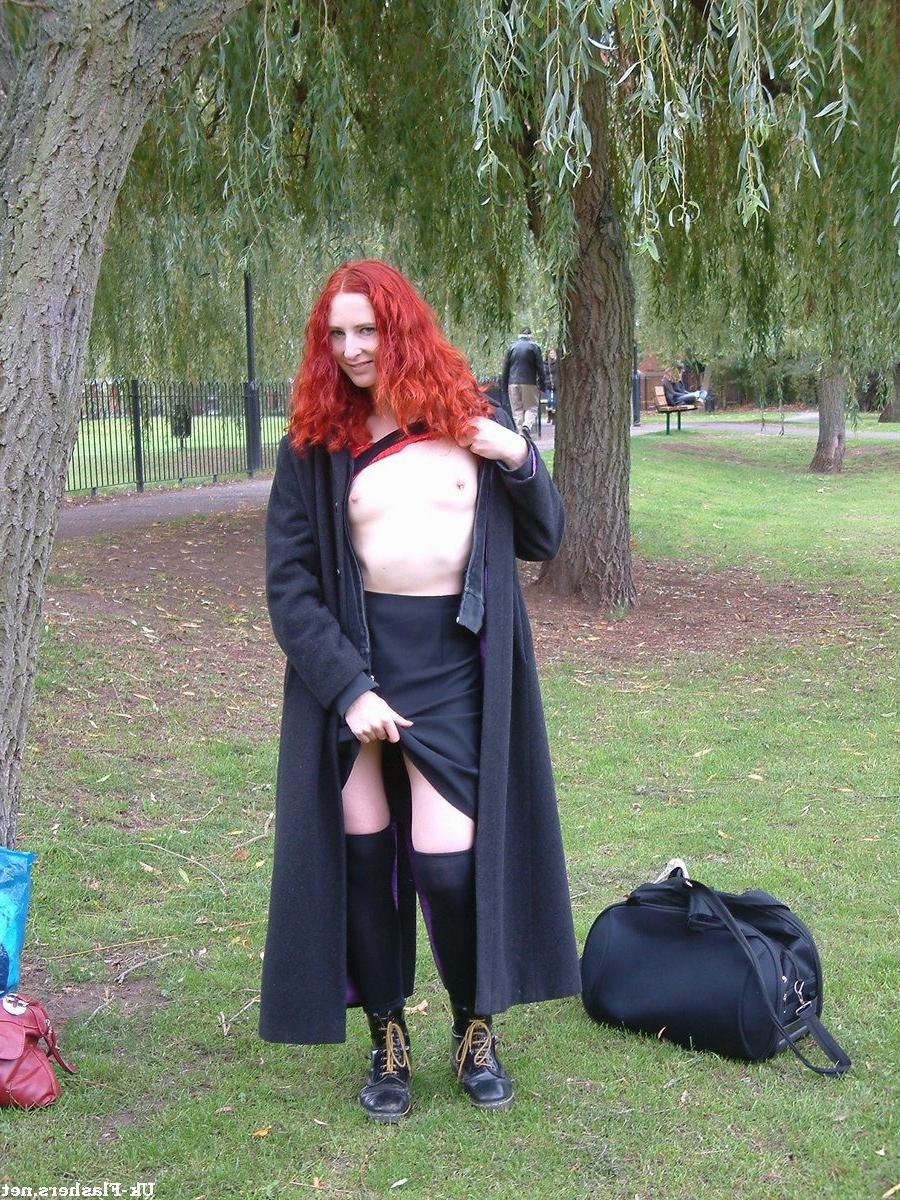 16P Naughty amateur redhead Monica shows shes a true exhibitionist