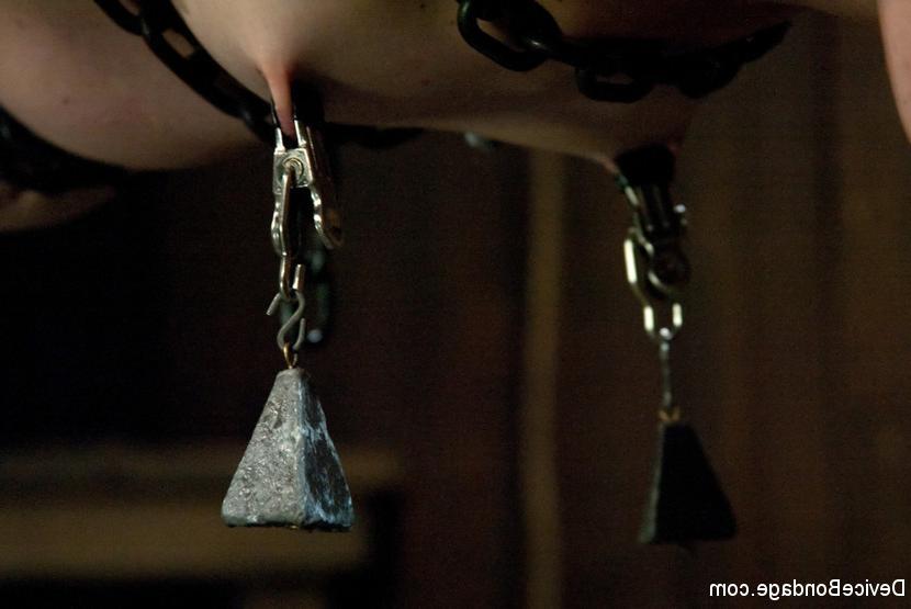 15P Juliette bound in chain hogtie cumming like a fucking wild beast