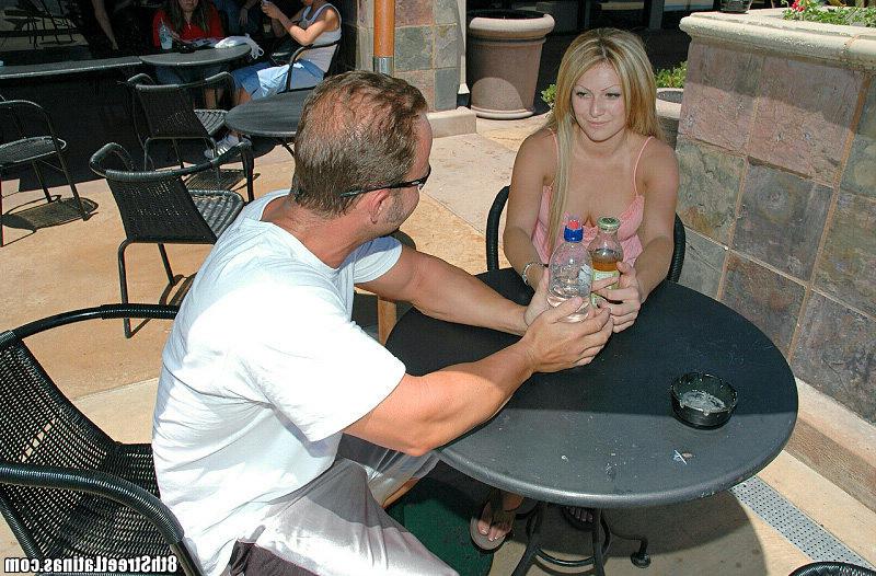 12P Super cute lil latina gets nut all up in her pretty blonde hair