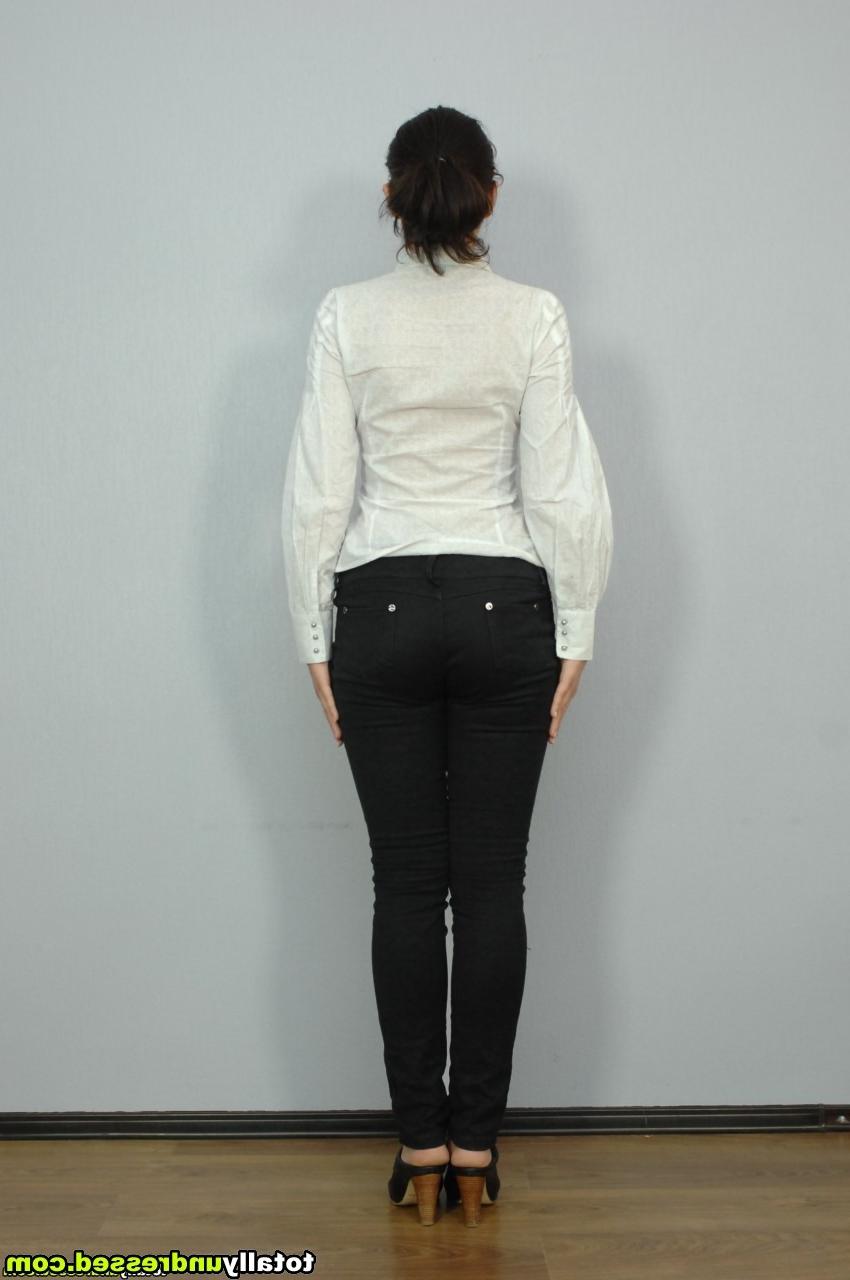 12P Dressed and undressed woman in the porn HR office