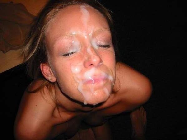18P Messy Cum Covered Amateur Faces