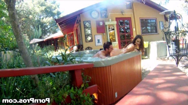16P Cute Lily Carter seducing her boyfriend in a pool