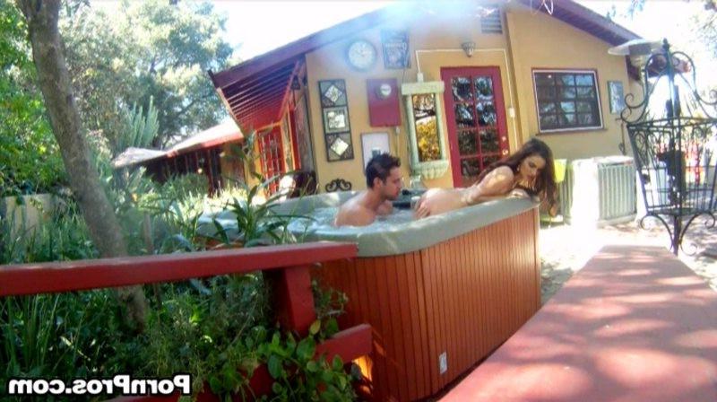 16P Cute Lily Carter seducing her boyfriend in a pool