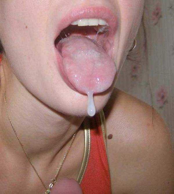 15P Real amateur girlfriends taking messy cumshots