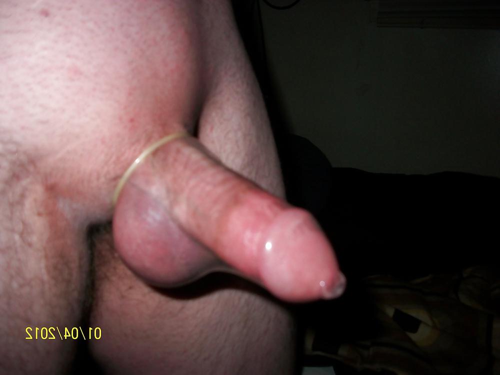 6P My Dick and Balls in a condom