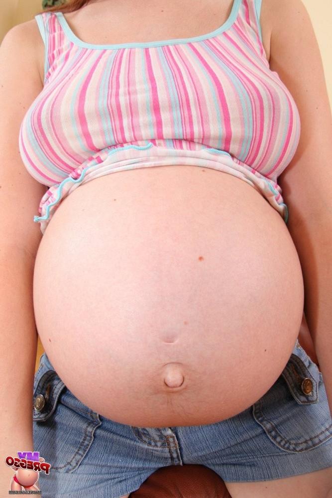 15P Pregnant teen strips