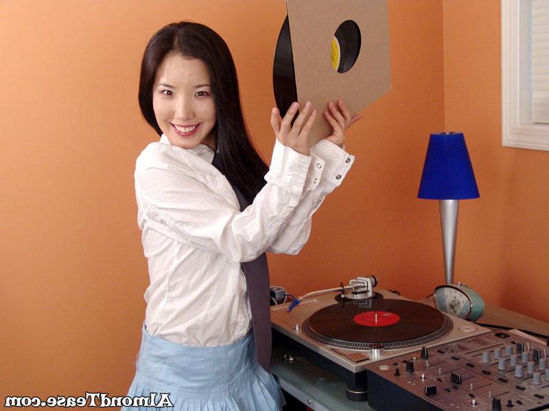 14P Asian Almond Tease spins records like a DJ